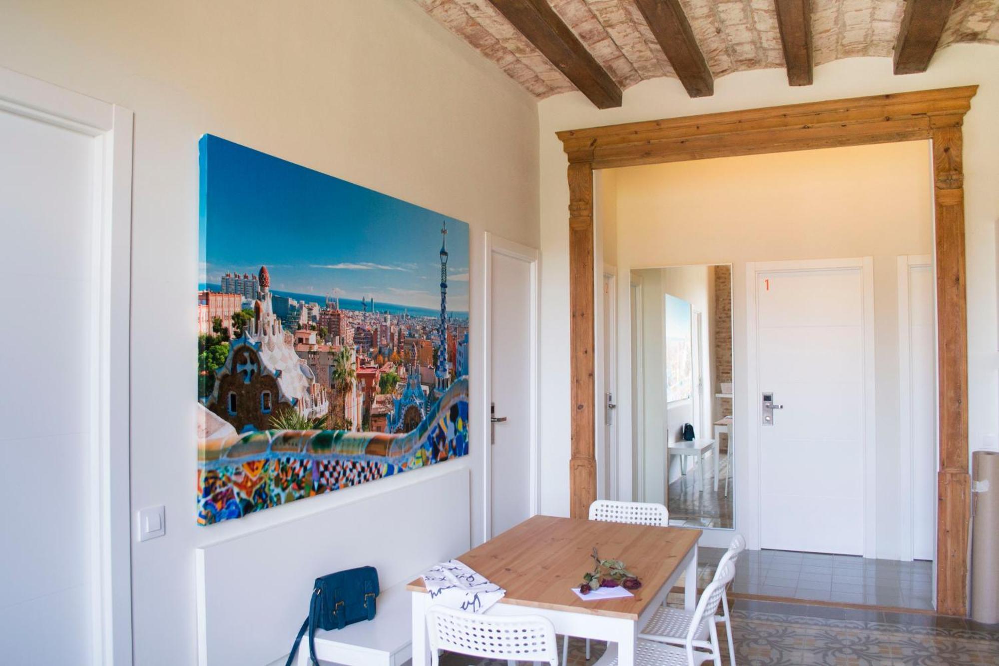 Barcelona Classic Plaza Real Apartments Bagian luar foto